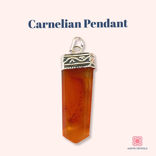 Carnelian flat Pendant