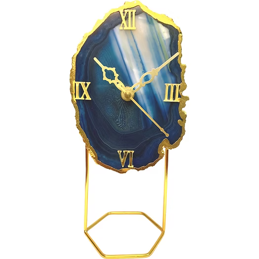 Agate table Clock
