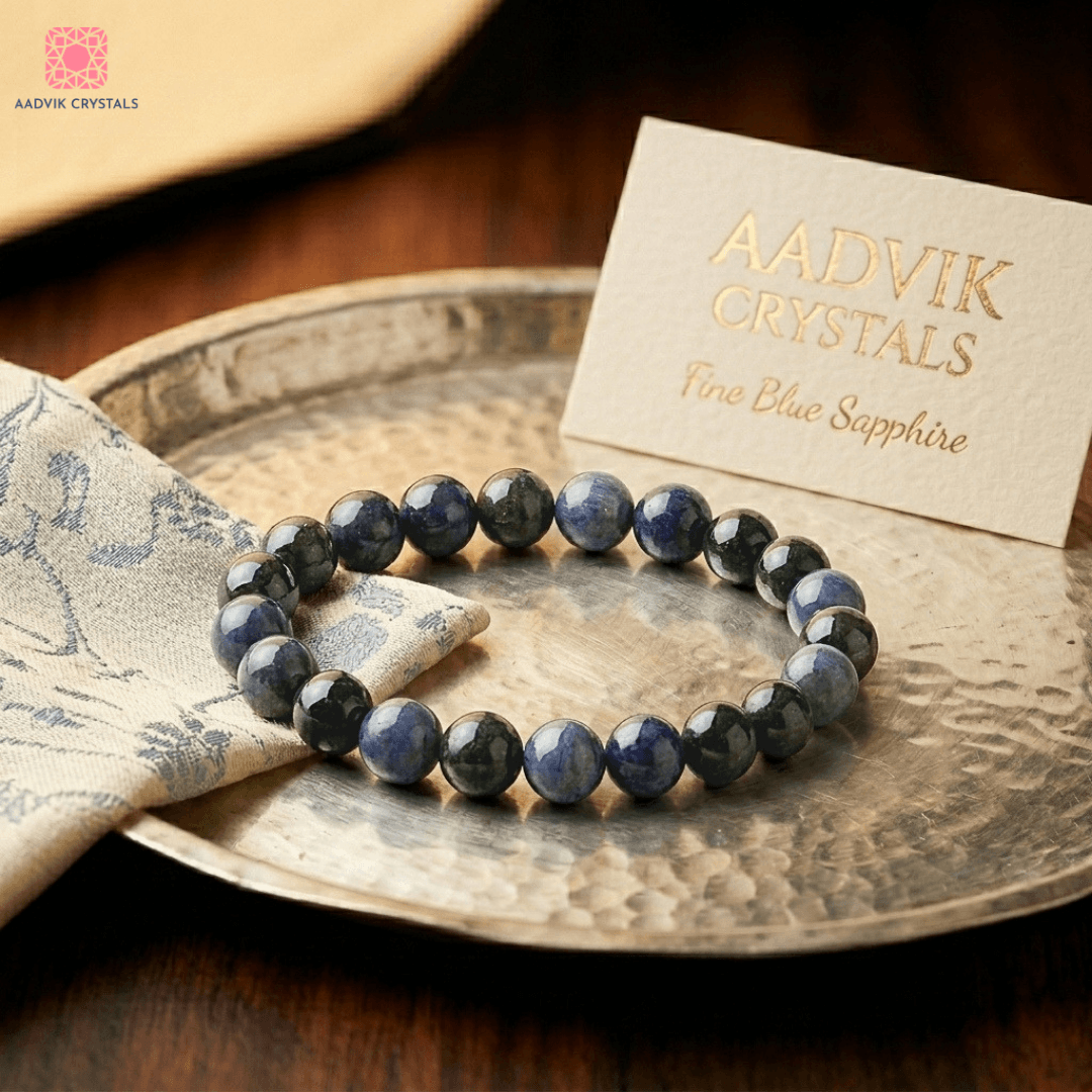 Blue Sapphire Crystal Bracelet
