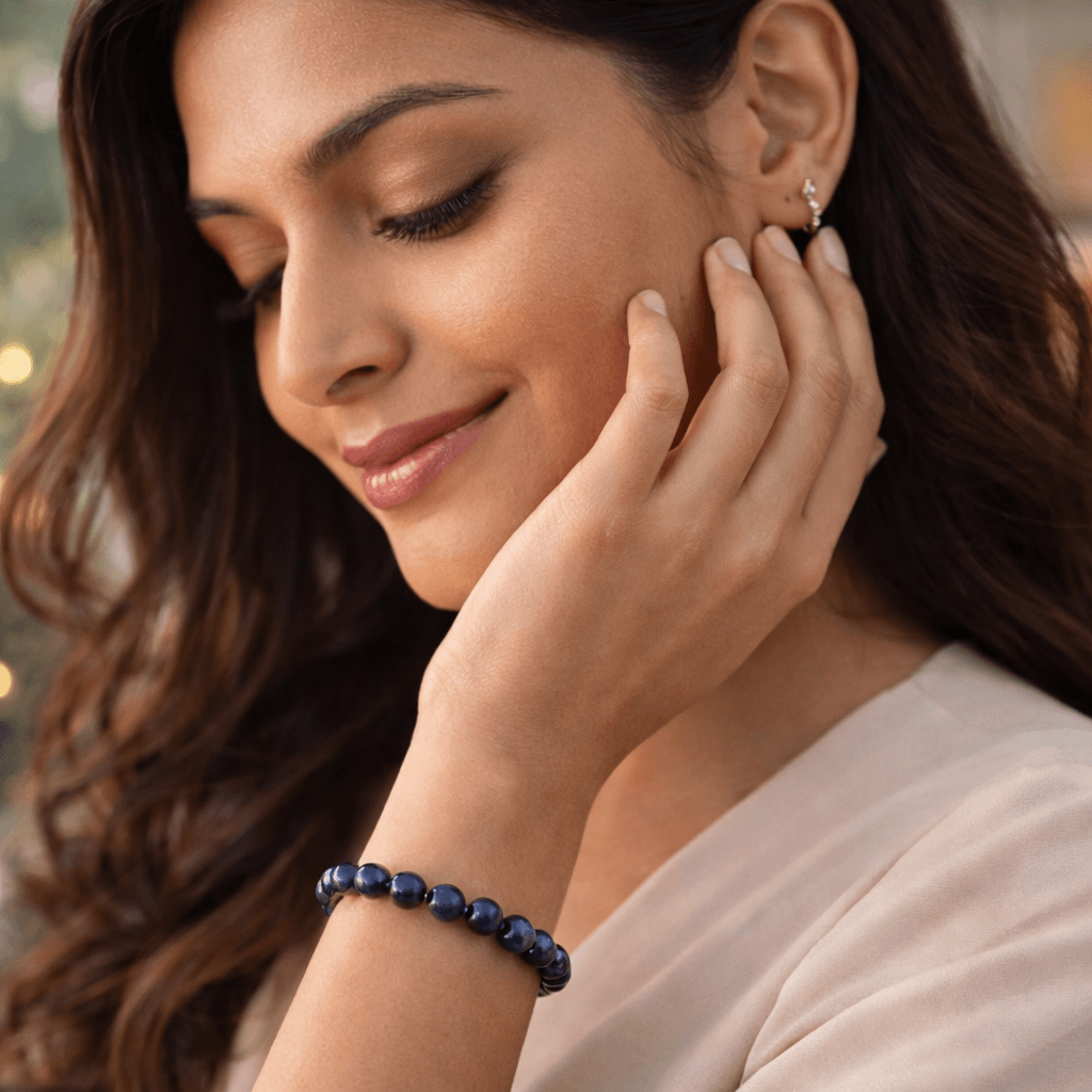 Blue Sapphire Crystal Bracelet