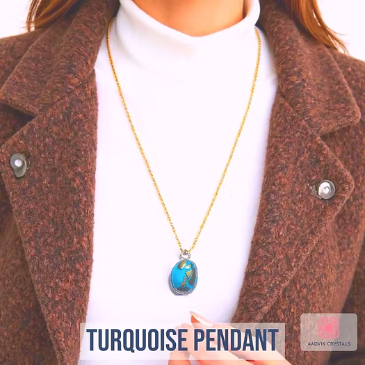 Irani Turquoise / Firoza Pendant