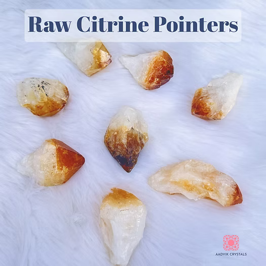 Raw Citrine Pointer