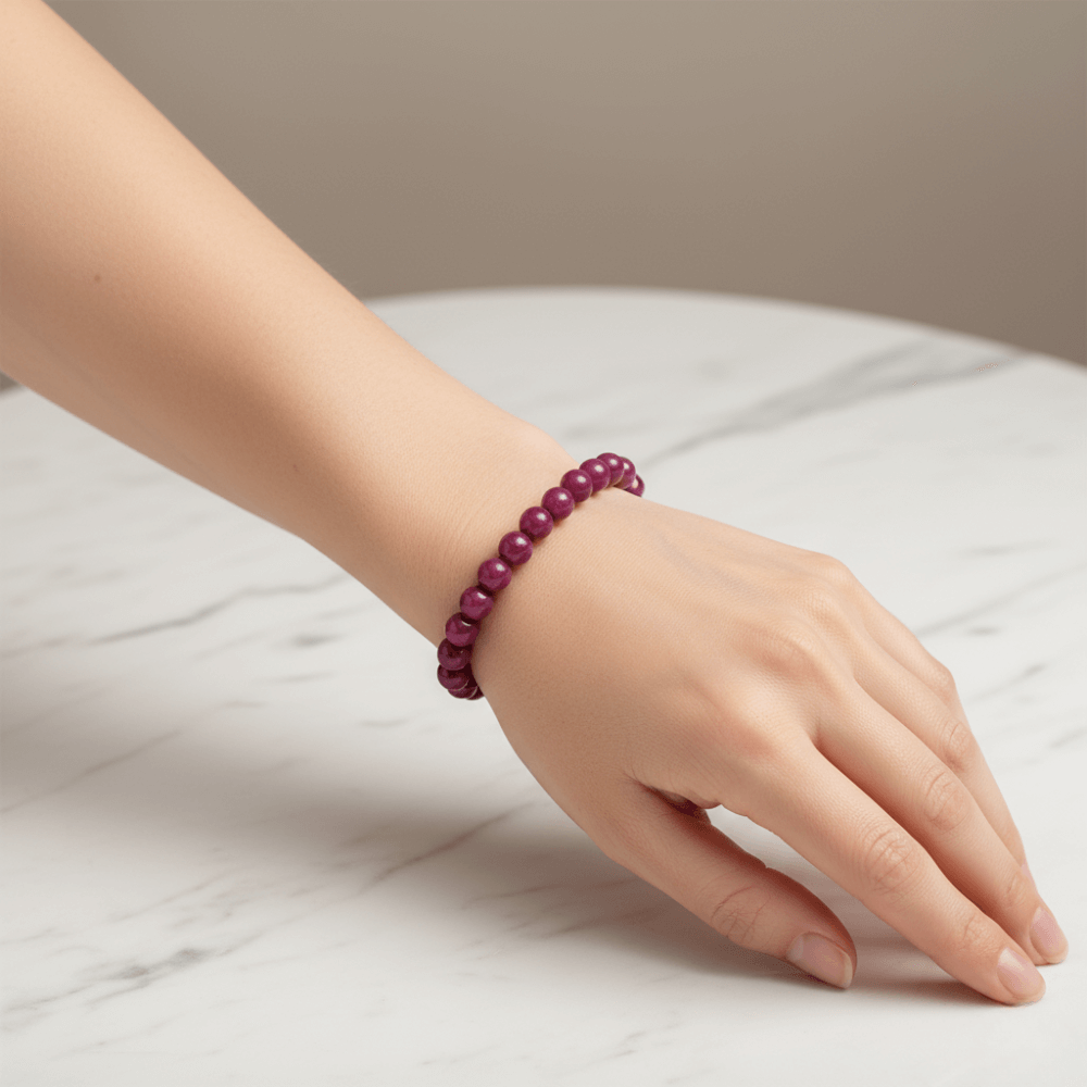 Ruby Crystal Bracelet