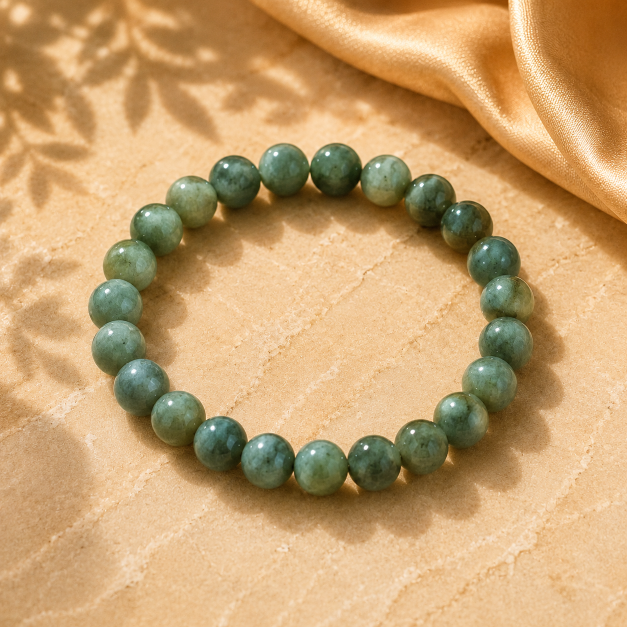 Emerald Crystal Bracelet | Luxury Love, Prosperity & Growth Energy | Aadvik Crystals