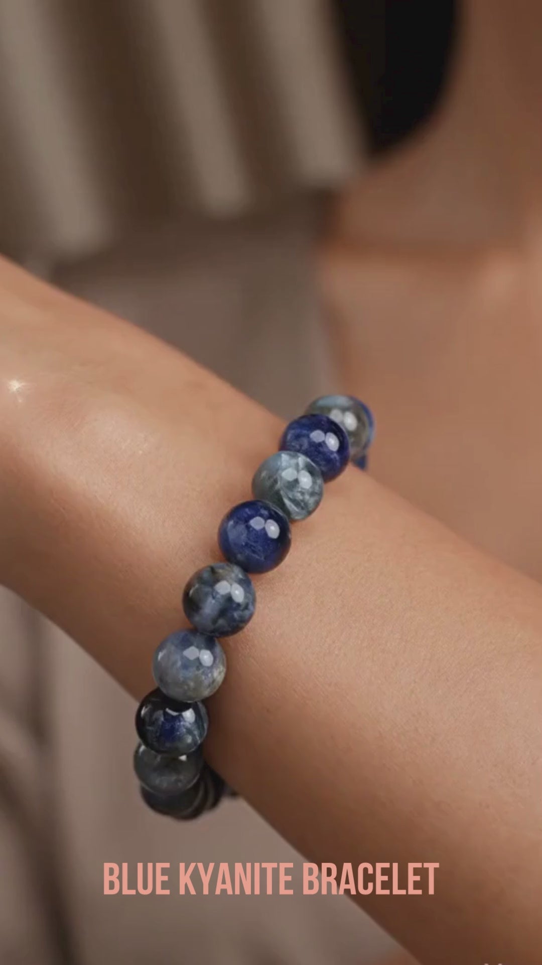 Premium blue kyanite bracelet
